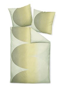 Janine Bettwäsche »Mako-Soft-Seersucker 20127 Tango«, (2 Tlg.) grün B/L: 140 cm x 200 cm (1 St.) Soft-Seersucker, hochwertiger...