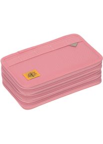 Lässig Lässig Federmäppchen »Unique, Triple, «, Aus Recycelten Pet-Flaschen pink, Dreifach Mäppchen »Unique, Pink«