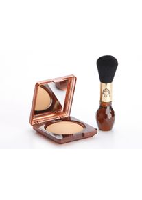 Ikos Bronzer-Puder »Classic-Set - Egyptische Erde«, (2 Tlg.) beige - 13 g, Sonnengebräuntes Aussehen zu jeder Jahreszeit
