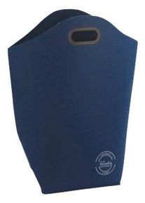 Wenko Wäschetasche »Filz«, Bxtxh: 45X25X60 Cm, 42 Liter blau, Größe B/H/T: 45 cm x 60 cm x 25 cm B/H/T: 45 cm x 60 cm x 25 cm , Attraktiver...