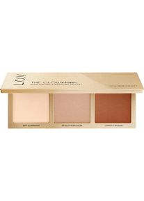 L.O.V Highlighter-Palette »The Glowrious Highlighting & Bronzing Palette 010« braun - 12,5 g, Luxuriöse Palette mit drei effektvollen Texturen,...