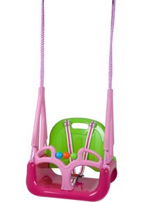 BABYGO Einzelschaukel »Doremi, /Grün«, 3In1; Babyschaukel, Schaukelsitz Und Schaukelbrett In Einem pink, 3in1 Schaukel »DoReMi« Babyschaukel,...