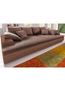 Mr. Couch Big-Sofa »Haiti«, Wahlweise Mit Kaltschaum (140kg Belastung/Sitz) Und Rgb-Beleuchtung braun, Größe B/H/T: 300 cm x 85 cm x 142 cm B/H/T:...