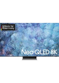 Samsung Qled-Fernseher »Gq75Qn900At«, 189 Cm/75 Zoll, 8k, Smart-Tv, Hdr 4000-Neo Quantum 8k-Quantum Matrix Technologie Pro-Infinity Screen grau,...