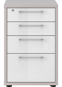 MAJA MÖBEL Maja Möbel Aktenschrank »Homebase«, Breite 49,6 Cm grau, Größe B/H/T: 49,6 cm x 75,3 cm x 80 cm B/H/T: 49,6 cm x 75,3 cm x 80 cm , 4 Schubladen,...