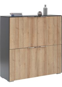MAJA MÖBEL Maja Möbel Aktenschrank »1511 Yolo« grau, Größe B: 112,6 cm B: 112,6 cm made_in_germany, Maße (B/T/H): 112,6 / 37,2 / 114cm
