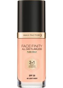 Max Factor Foundation »Facefinity All Day Flawless« rosa - 30 ml, Primer, Concealer und Foundation in Einem - für langanhaltende, hohe Deckkraft...