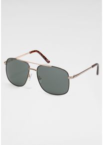 Gin Tonic Sonnenbrille goldfarben, Klassische Herrensonnenbrille