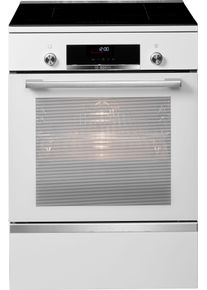 Bosch Induktions-Standherd »Hls59D320«, 6, Hls59D320, Mit 3-Fach-Teleskopauszug, Ecoclean Direct weiß, Energieeffizienzklasse A (A+++ bis D)