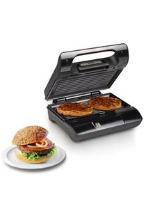 Princess Kontaktgrill »117001 Compact Flex«, 700 W, Entnehmbare Grillplatten, 23X13Cm Grillfläche, Antihaftbeschichtet schwarz, Aufgrund kompakter...