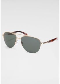 ROUTE 66 Feel the Freedom Eyewear Pilotenbrille grün, Klassische Pilotsonnenbrille