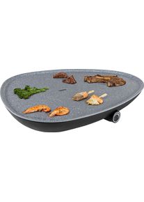 Princess Tischgrill »Table Chef Dreiecksgrill 103250«, 2000 W, Terrazzo-Look grau, Ein echter Hingucker mit einem einzigartigen Dreiecksdesign