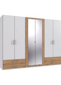 wimex Drehtürenschrank »Borken«, Mit Hoher Spiegelfläche , Größe B/H/T: 270 cm x 208 cm x 58 cm B/H/T: 270 cm x 208 cm x 58 cm , Moderne Optik