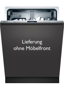 Neff Vollintegrierbarer Geschirrspüler »S455Hax29E«, S455Hax29E, 13 Maßgedecke grau, Betriebsgeräusch 44 dB