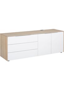MAJA MÖBEL Maja Möbel Aktenschrank »5505 Edjust« weiß made_in_germany, Maße (B/T/H): 160,1 / 46,2 / 60,6 cm cm
