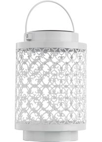 Nino Leuchten Led Solarleuchte »Sassari«, 1 Flammig-Flammig, Mit Handgriff weiß, Größe Höhe: 19 cm 1 flammig , Solarlaterne mit Handgriff