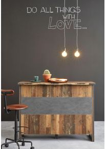 TRENDTEAM Barschrank »Prime«, Breite 140 Cm braun , Maße (B/T/H): 140/48/105 cm