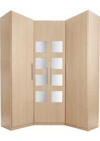 Priess Eckkleiderschrank »Saragossa« braun, Größe H: 193 cm H: 193 cm , Praktisches Schrankprogramm