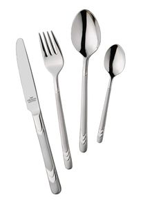 Amil Besteck-Set »9200«, (Set, 72 Tlg.), Edelstahl 18/10, Satiniert silberfarben 72 tlg. , Besteck von Amil