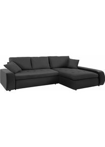 Trendmanufaktur Ecksofa, Xl Und Xxl, Wahlweise Mit Bettfunktion schwarz, Größe B/H/T: 269 cm x 86 cm x 169 cm B/H/T: 269 cm x 86 cm x 169 cm...