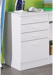 Optifit Auszugsunterschrank »Helsinki«, Breite 50 Cm, Mit Auszug Und 3 Schubkästen weiß, Größe B: 50 cm B: 50 cm , Schafft Ordnung