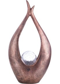 Nino Leuchten Led Solarleuchte »Mona«, 1 Flammig-Flammig, Mit Transparenter Kunstoffkugel braun, Größe Höhe: 47 cm 1 flammig , mit transparenter...