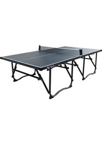 L.A. Sports Tischtennisplatte, (2 Tlg.) schwarz, Table Tennis Set inklusive Netzgarnitur, einfacher Ab- und Aufbau ohne Werkzeug. In wenigen...