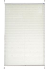 K-home Plissee »Klemmfix Elba« Lichtschutz ohne Bohren Lichtschutz, ohne Bohren, verspannt, bedruckt in weiß