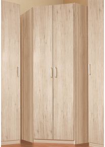 Priess Eckkleiderschrank »Bilbao« braun, Größe H/T: 193 cm x 36 cm H/T: 193 cm x 36 cm , Eckschrank mit viel Stauraum