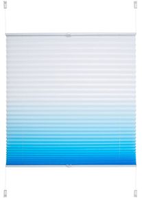 Liedeco Plissee »Farbverlauf« Lichtschutz ohne Bohren verspannt in blau