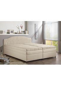 Maintal Polsterbett in beige, Größe Liegefläche B/L: 200 cm x 200 cm