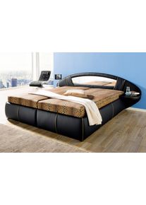Hapo Polsterbett schwarz, Größe Liegefläche B/L: 120 cm x 200 cm nur Bettgestell , Extragantes Bett, bei Ausf. 2+3 mit Bettkasten