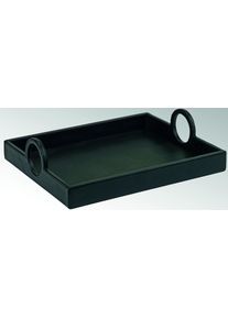 Lambert Tablett »James«, (1 Tlg.) schwarz, Größe B/H/L: 30 cm x 11 cm x 36,5 cm B/H/L: 30 cm x 11 cm x 36,5 cm , Dekoratives Tablett