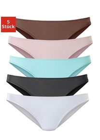 Bikinislip, (Packung, 5 St.), aus weicher Microfaserqualität