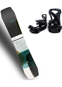 Trans Snowboard »Snowboard Premium Men Curry«, (Set, 2er-Pack), Inkl. Bindung Mit Befestigungsmaterialien schwarz, Größe 157, All-Mountain...