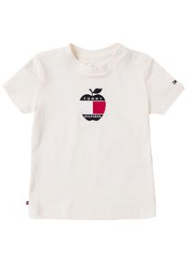 Tommy Hilfiger T-Shirt-Body, (1 Tlg.) beige, Größe 86 - N-Gr, T-Shirt von Tommy Hilfiger für Babys