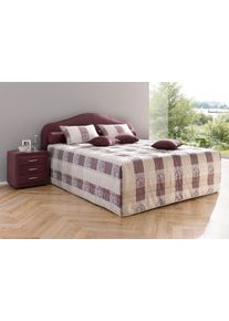 Maintal Polsterbett in lila, Größe Liegefläche B/L/H: 100 cm x 200 cm x 55,00