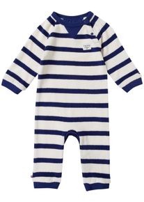 Tommy Hilfiger Langarmbody »Baby Striped Towelling Coverall«, (1 Tlg.), MitDruckknöpfen Am Ausschnitt blau, Größe 68 - N-Gr, Overall von Tommy...