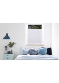 mydeco Plissee »Free« Lichtschutz ohne Bohren verspannt in weiß