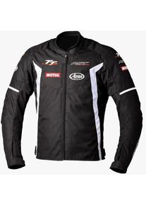 RST IOM TT Team Evo, textile jacket waterproof , color: Black/White , size: S
