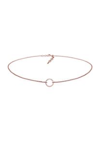 Elli Dames Ketting 'Kreis' rose-goud 38