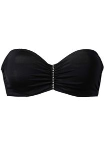 Reggiseno senza spalline con ferretto, Nero, Taglia 80B, bonprix