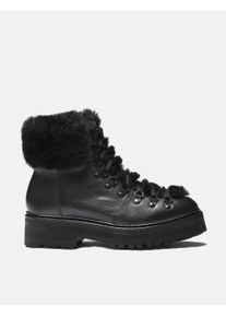 Womens Grenson Nettie Hiker Boot (Vintage Leather) - Black
