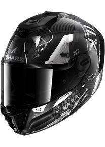 SHARK Spartan RS Carbon XBot, integraalhelm , kleur: Zwart/Donkergrijs/Zilver , maat: L