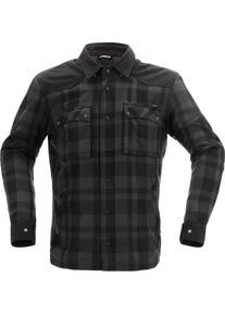 Richa Wisconsin, textile jacket/shirt waterproof , color: Black/Dark Grey , size: 2XL