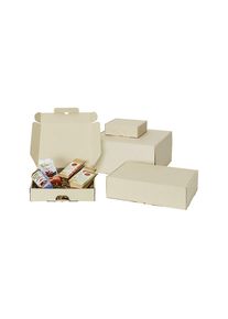 Scatola con coperchio in carta erba ratioform terra