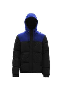 ALEKO Heren Winterjas donkerblauw / zwart XXL