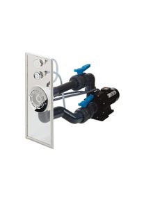 Vagner Pool Vag-Jet Gegenstromanlage, Komplettbausatz f&uuml;r Stahlwandbecken, inkl. Pumpe, 2,2kW, 66m&sup3;/h, 230V, Edelstahl