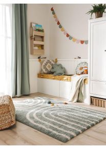 Lytte Barne-teppe Gobi Blauw 120x170 cm Strips,Motiver for barn