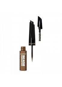 Revlon - ColorStay Semi-Permanent Brow Ink, Penna Per Sopracciglia, Asciugatura Rapida, A Lunga Durata, Waterproof, 355 Dark Brown Ink - 0,09 ml Gel